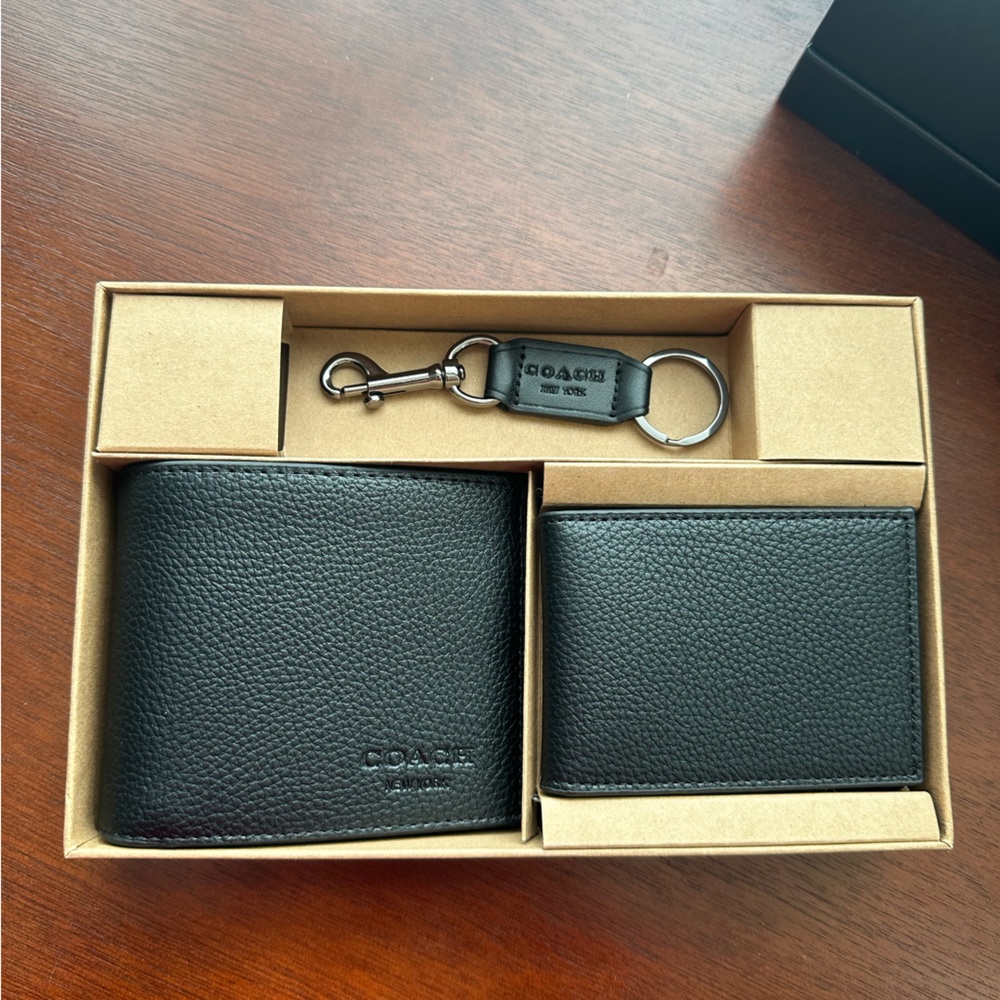 Men’s coach wallet set